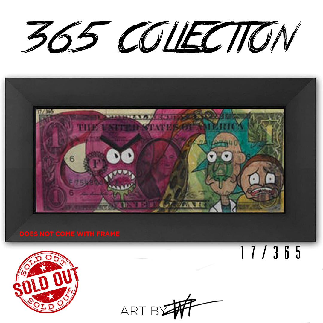 SOLD OUT #17 OctoMonster VS Rick and Morty - Walter Ivan Zamora 