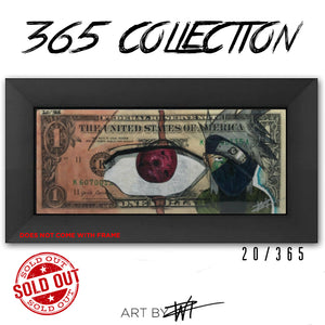 SOLD OUT #20 Naruto Kakashi Hatake  Real Money Collection - Walter Ivan Zamora 