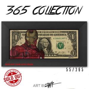 SOLD OUT  #55 Iron Man Collectible $1 Real Money - Walter Ivan Zamora 