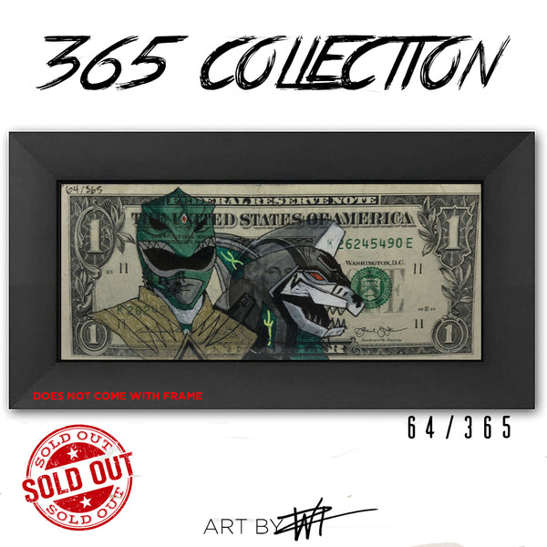 SOLD OUT #64 Green Ranger Mighty Morphin EDITION - Walter Ivan Zamora 