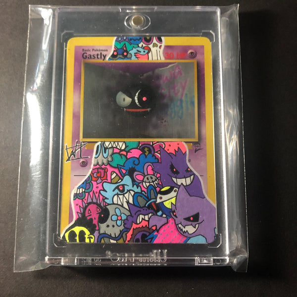 PokeZombies Custom Collection Art By WIZ 08/10 Gastly