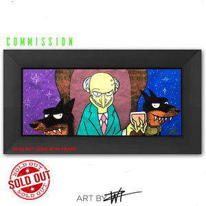 SOLD OUT  MR BURNS - Walter Ivan Zamora 
