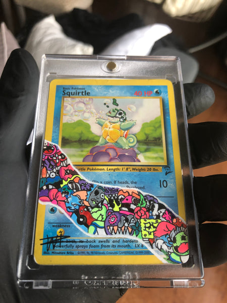 SOLD OUT PokeZombies SERIES Squirtle  Custom Pokémon card 7/10 - Walter Ivan Zamora 