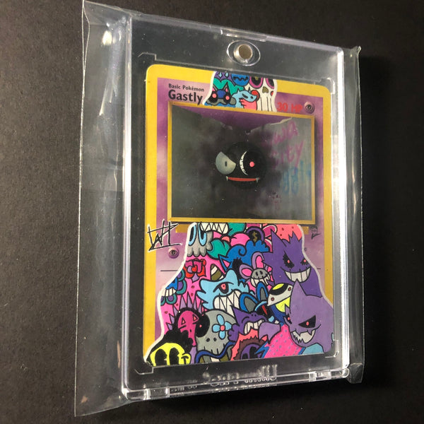 PokeZombies Custom Collection Art By WIZ 08/10 Gastly