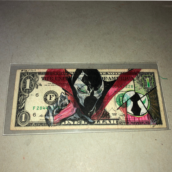 SOLD OUT #50 SPAWN COLLECTIBLE $1 REAL MONEY - Walter Ivan Zamora 